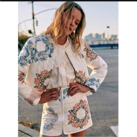 Sézane Emerson Quilt Jacket size 38/M - Picture 2 of 6